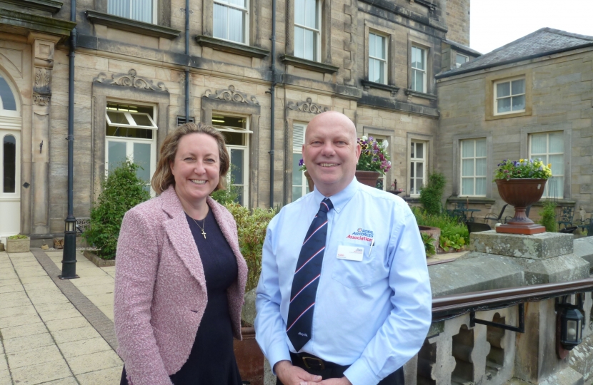 With Colin Lee Manager of Rothbury House
