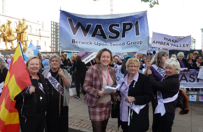 WASPI petition received at conference