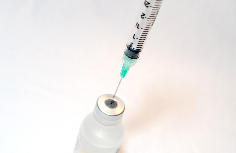 "Syringe and Vaccine" by NIAID is licensed under CC BY 2.0. To view a copy of this license, visit https://creativecommons.org/licenses/by/2.0/?ref=openverse.