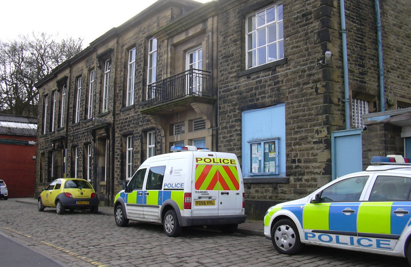 "Police Station, Bacup, Rossendale, Lancashire (Lancashire Constabulary)" by mrrobertwade (wadey) is licensed under CC BY-NC-SA 2.0.