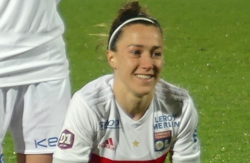 File:Lucy Bronze 2018 OL (cropped).jpg" by DOMINIQUE MALLEN is licensed under CC BY-SA 2.0.