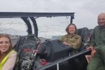 Ann-Marie in a BAE Systems Hawk