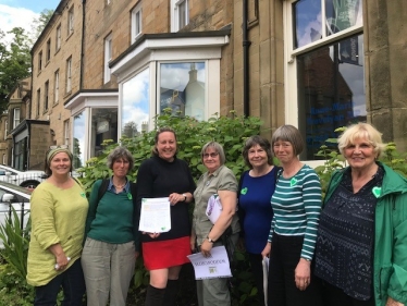 Anne-Marie with members of the Warkworth WI