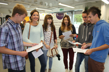 "Results Day 2012" by Crawley College is licensed under CC BY-NC-ND 2.0. To view a copy of this license, visit https://creativecommons.org/licenses/by-nd-nc/2.0/jp/?ref=openverse.